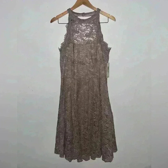 Eliza J Womens Lace Fit and Flare Dress Size 14 - Picture 3 of 14